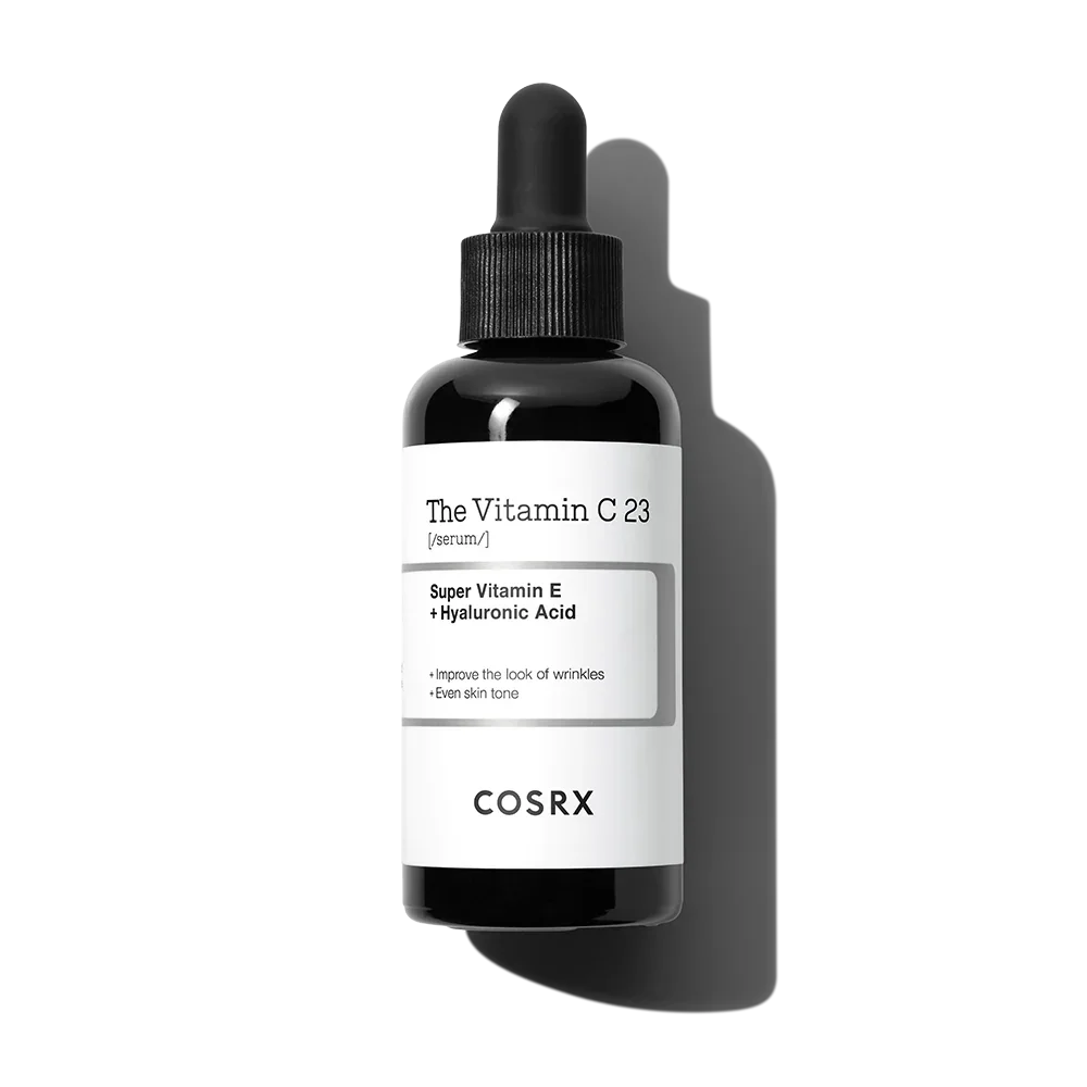 COSRX Vitamin C 23 serum with Super Vitamin E & Hyaluronic Acid for wrinkle care and even skin tone