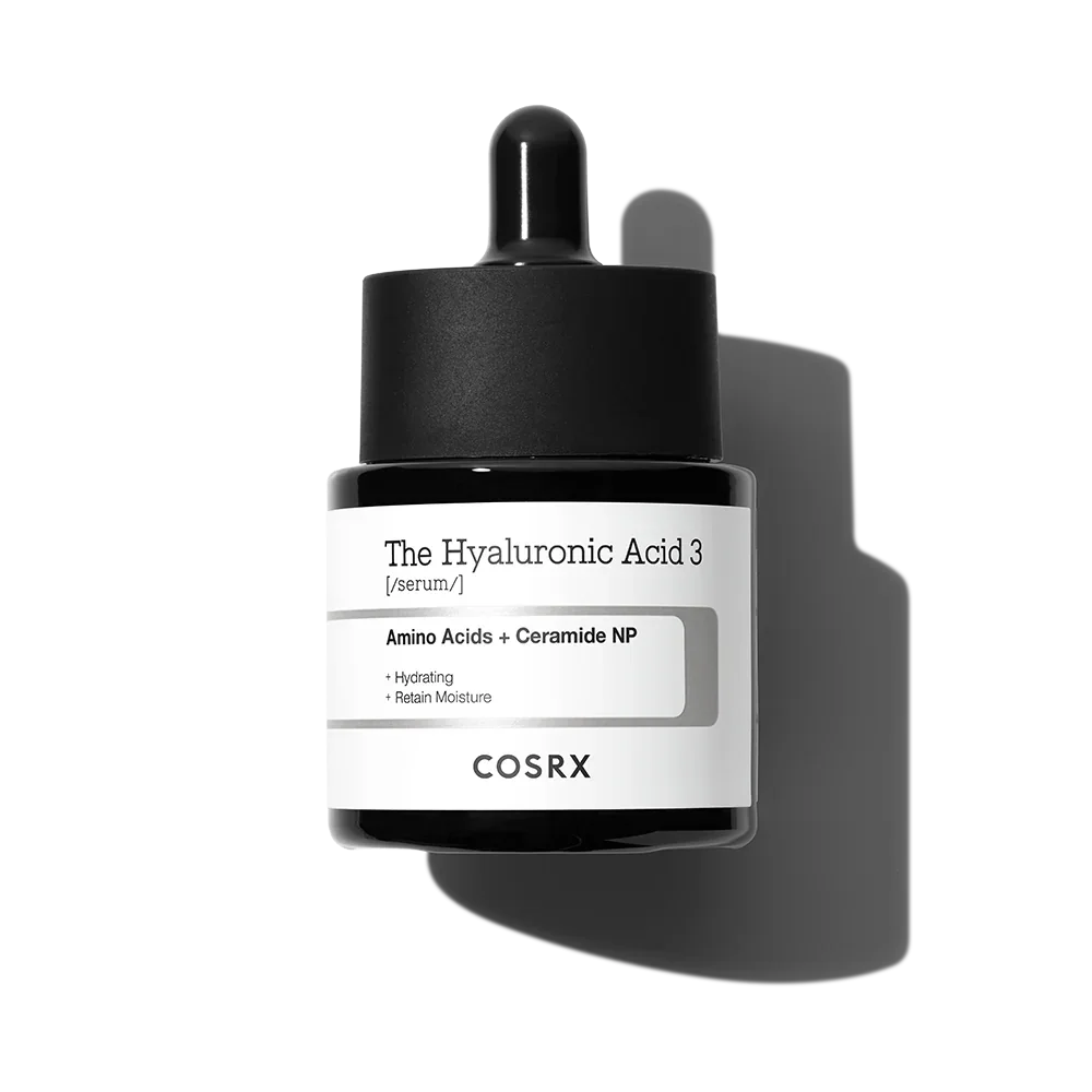 COSRX Hyaluronic Acid 3 Serum with Amino Acids + Ceramide NP for hydration and moisture retention