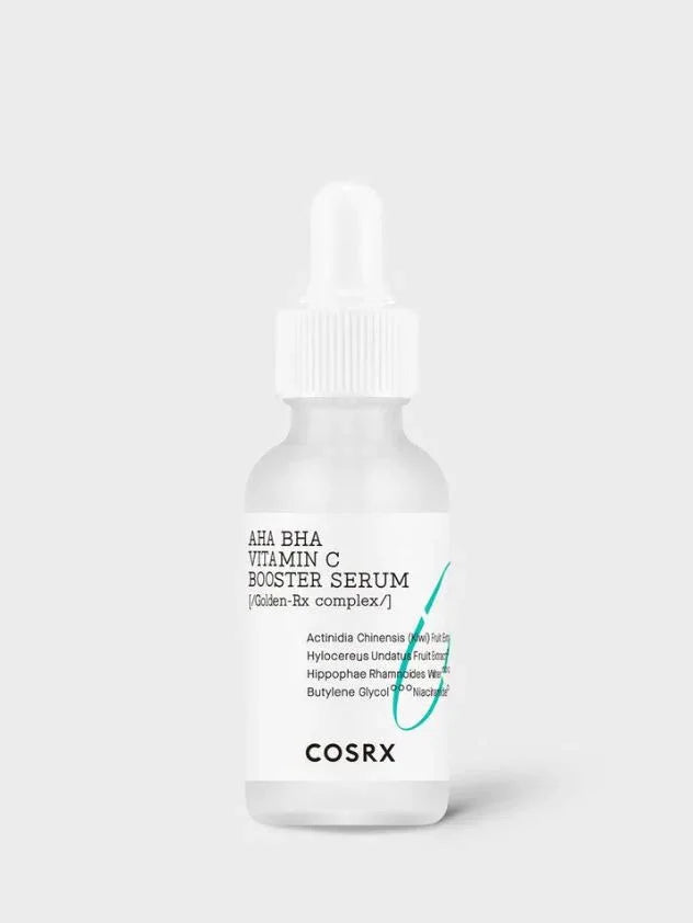 COSRX AHA BHA Vitamin C Booster Serum with Golden-Rx complex for radiant skin care routine