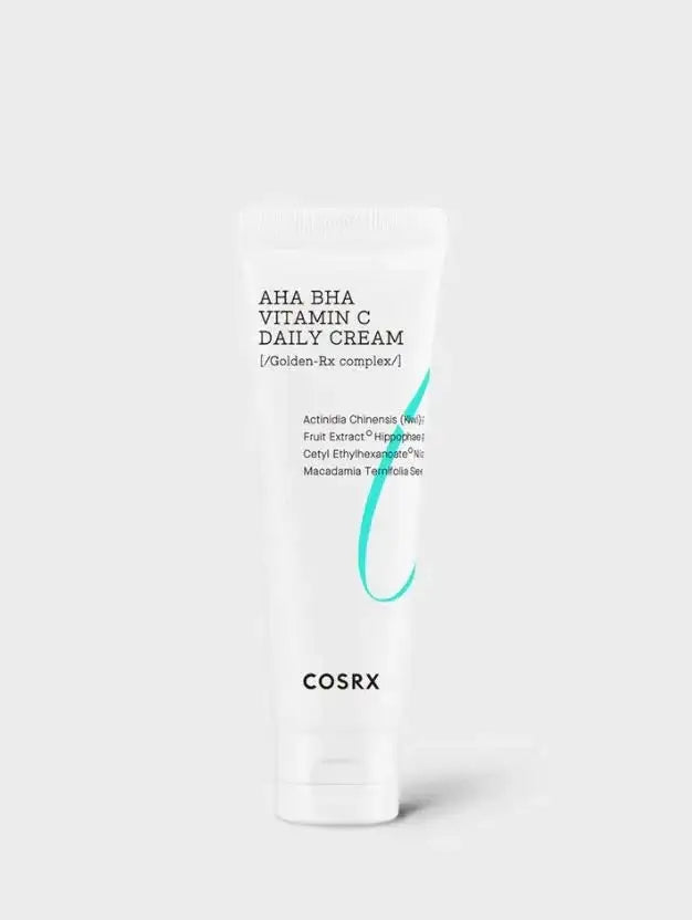 AHA BHA Vitamin C Daily Cream with Golden-Rx complex for radiant skincare routine