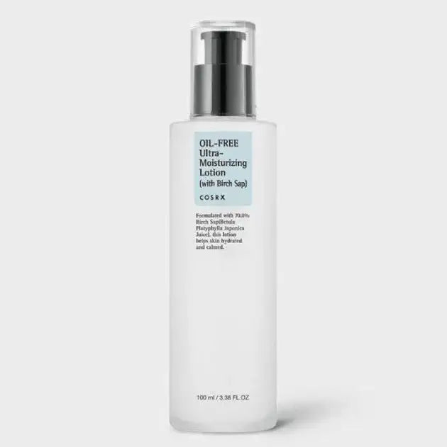 Oil-free ultra-moisturizing lotion with birch sap for hydrated, calm skin
