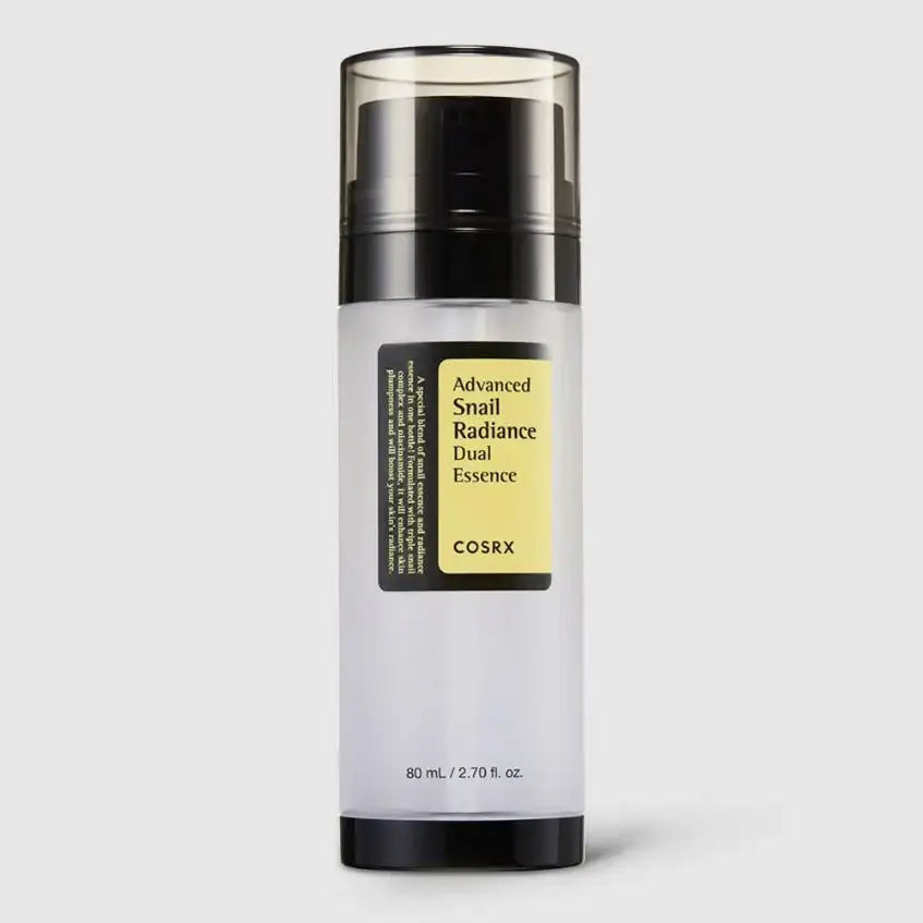 Advanced Snail Radiance Dual Essence skincare product for radiant skin