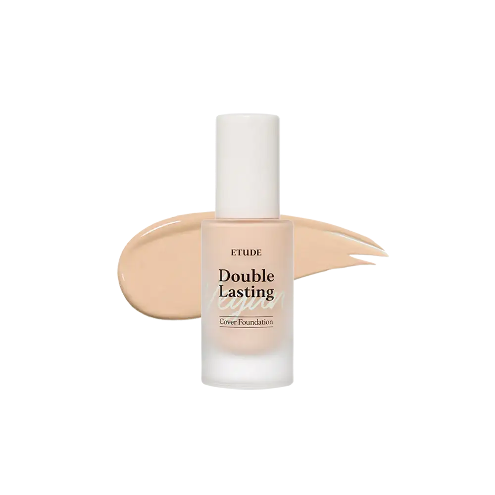 Etude House Double Lasting Vegan Cover Foundation 30g -No.23N1 Sand Korean beauty product image 1