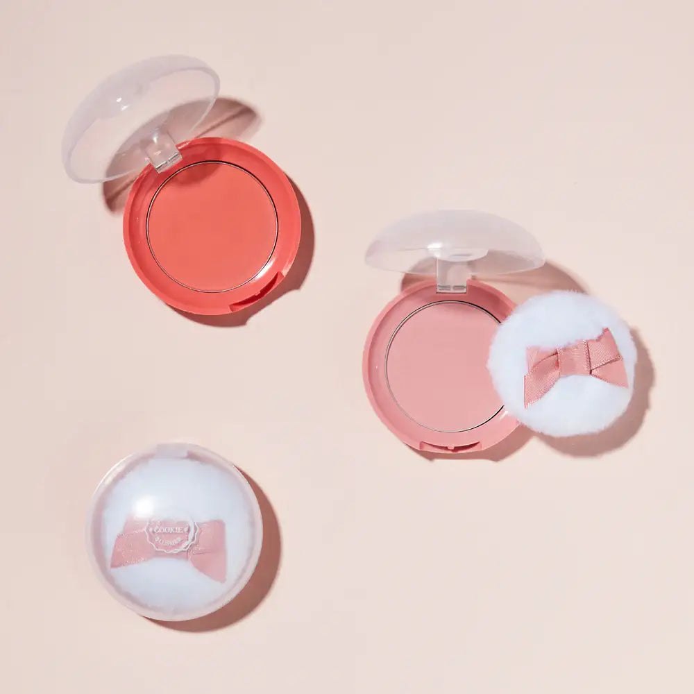Etude House Lovely Cookie Blusher 4g -OR201 Apricot Peach Mousse Korean beauty product image 3