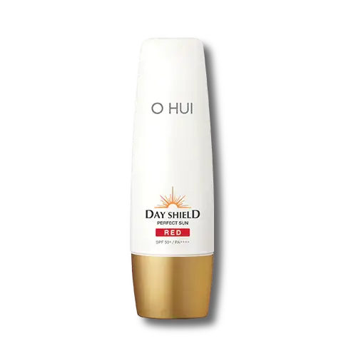 O HUI DAY SHIELD perfect sun red SPF50+ / PA++++ 50ml luxury Korean sunscreen product image 2