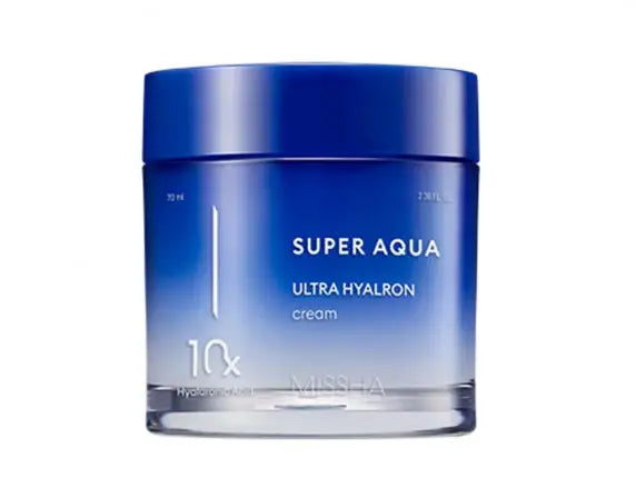 Super Aqua Ultra Hyalron Cream by Missha – hydrating face moisturizer with 10x hyaluronic acid