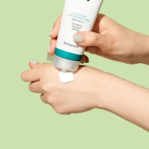 Dr.Ceuracle Cica Regen Waterproof Sun SPF50+ PA++++ 100ml Korean skincare product image 2