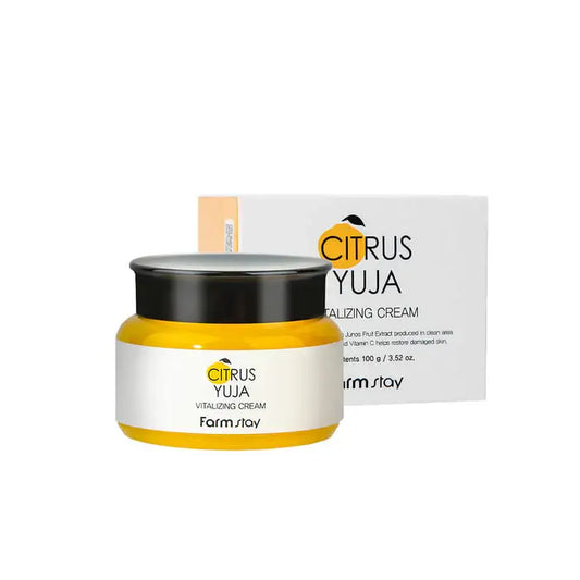 Farmstay Citrus Yuja Vitalizing Cream 100g Korean skincare product image 2