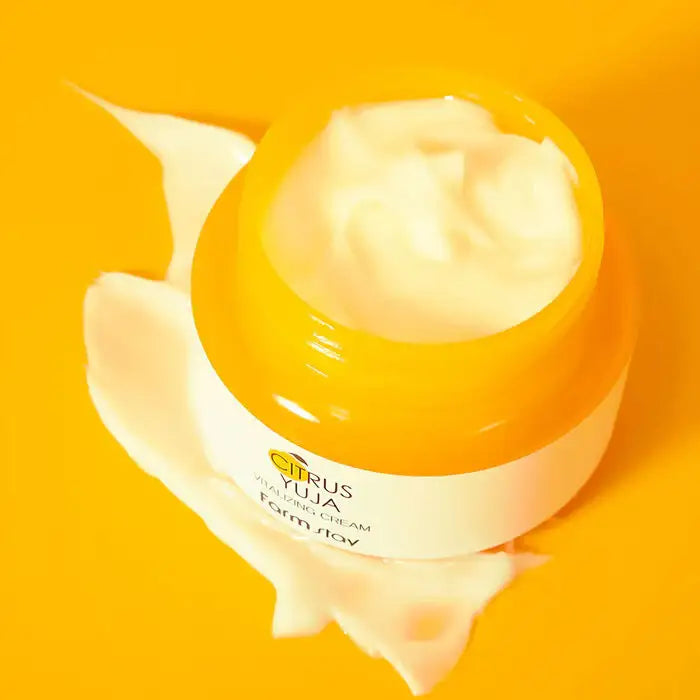 Farmstay Citrus Yuja Vitalizing Cream 100g Korean skincare product image 4