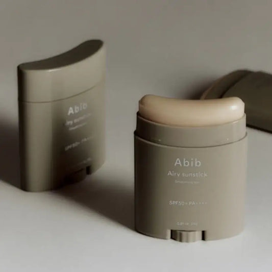 Abib Airy Sunstick Smoothing Bar SPF50+ PA++++, clear semi-matte waterproof sunscreen stick, 23g — product detail 2