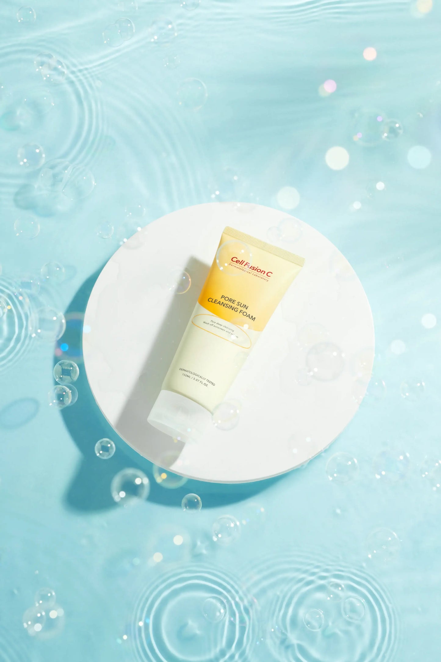 Cell Fusion C Pore Sun Cleansing Foam - 150ml Korean skincare product image 7