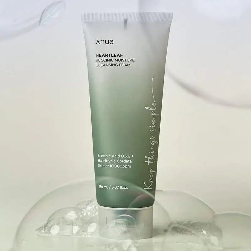 Anua Heartleaf Succinic Moisture Cleansing Foam 150ml — Cleanser — product detail 3