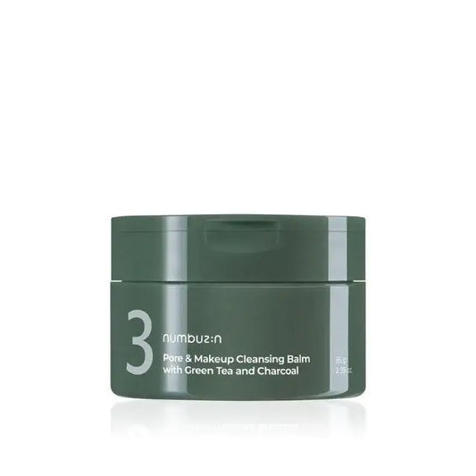 Numbuzin No.3 Pore & Makeup Cleansing Balm With Green Tea And Charcoal 85g Korean product view 2