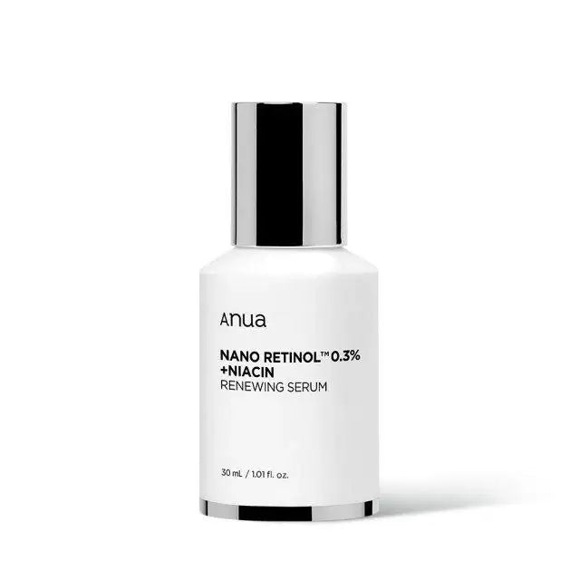 Anua Nano Retinol 0.3% + Niacin Renewing Serum for radiant skin, 30ml