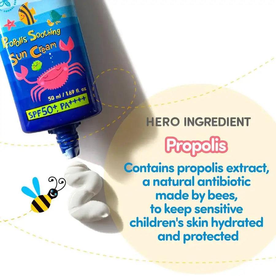 FormalBeeKids Propolis Soothing Sun Cream SPF50+ PA++++ 50ml kids personal care product image 4