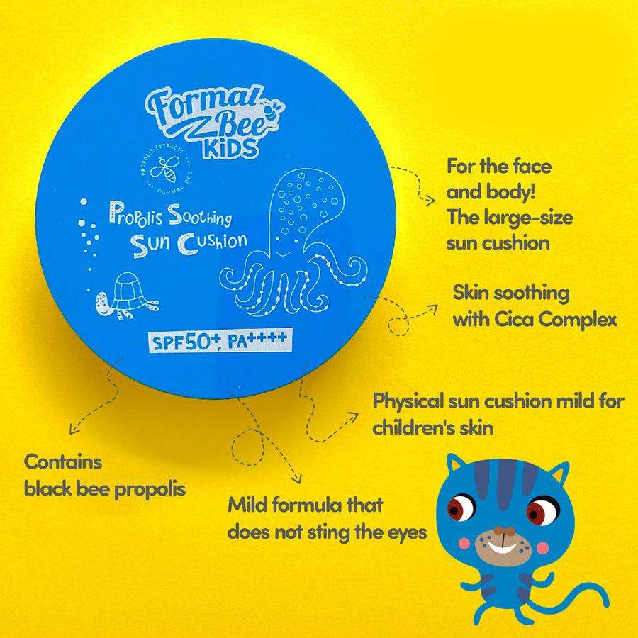 FormalBeeKids Propolis Soothing Sun Cushion SPF50+ PA++++ 25g kids personal care product image 5