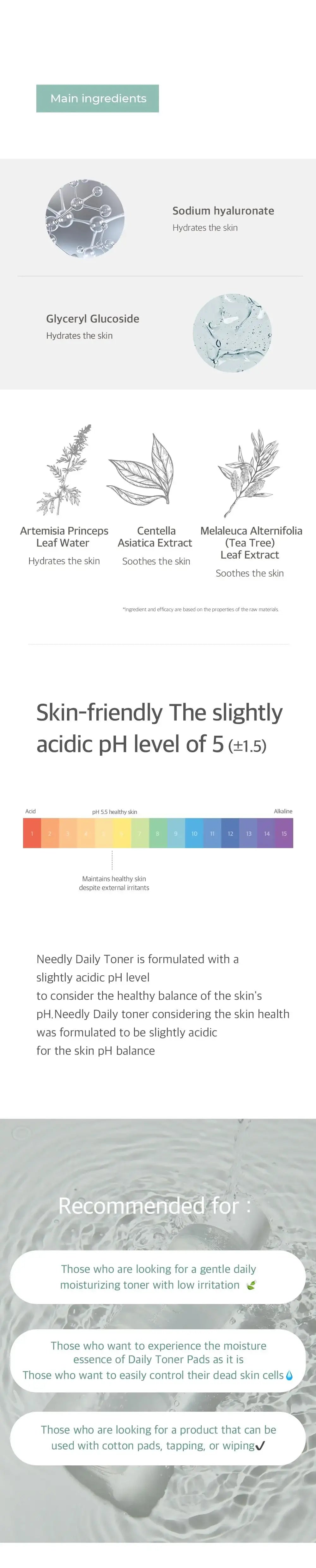 Needly Daily Toner 250ml Korean product view 5