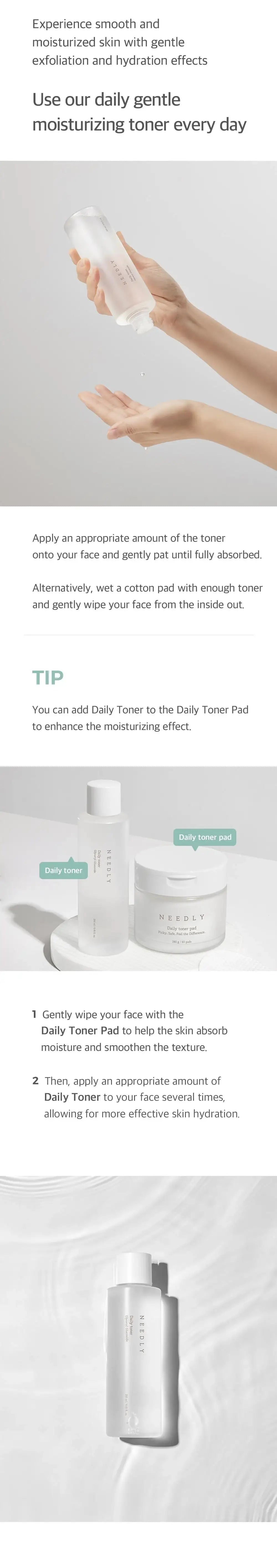 Needly Daily Toner 250ml Korean product view 6