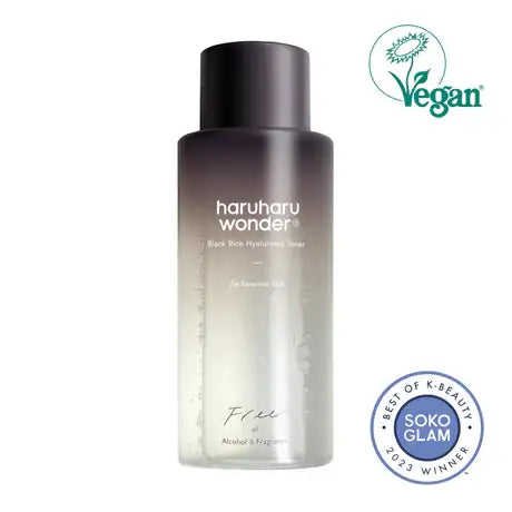 haruharu wonder Black Rice Hyaluronic Toner for Sensitive Skin 300ml Korean beauty product image 1