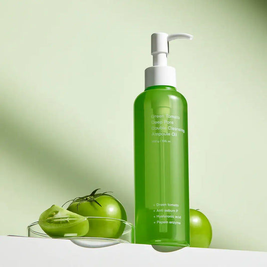 SUNGBOON EDITOR Green Tomato Deep Pore Double Cleansing Ampoule Oil 200g Korean skincare product image 2