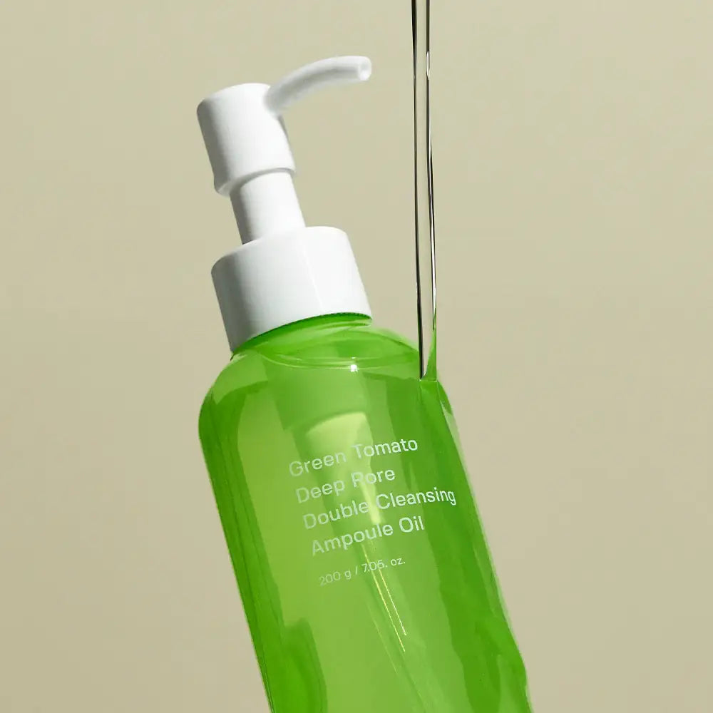 SUNGBOON EDITOR Green Tomato Deep Pore Double Cleansing Ampoule Oil 200g Korean skincare product image 3
