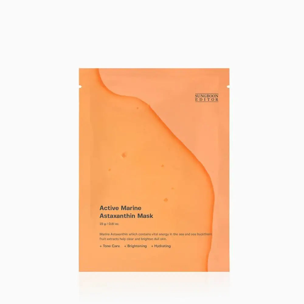 SUNGBOON EDITOR Active Marine Astaxanthin Mask 23g Korean skincare product image 3