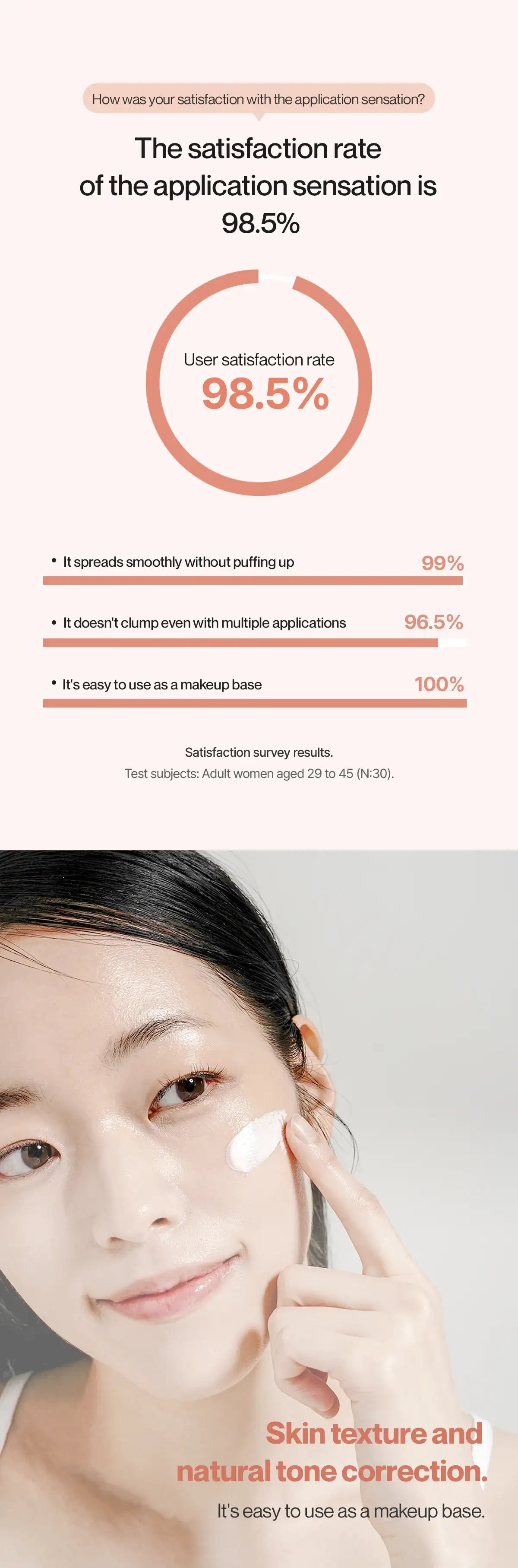 Reblocell Blossom Tone up Sunscreen SPF 50+ PA++++ 30ml Korean beauty product view 9