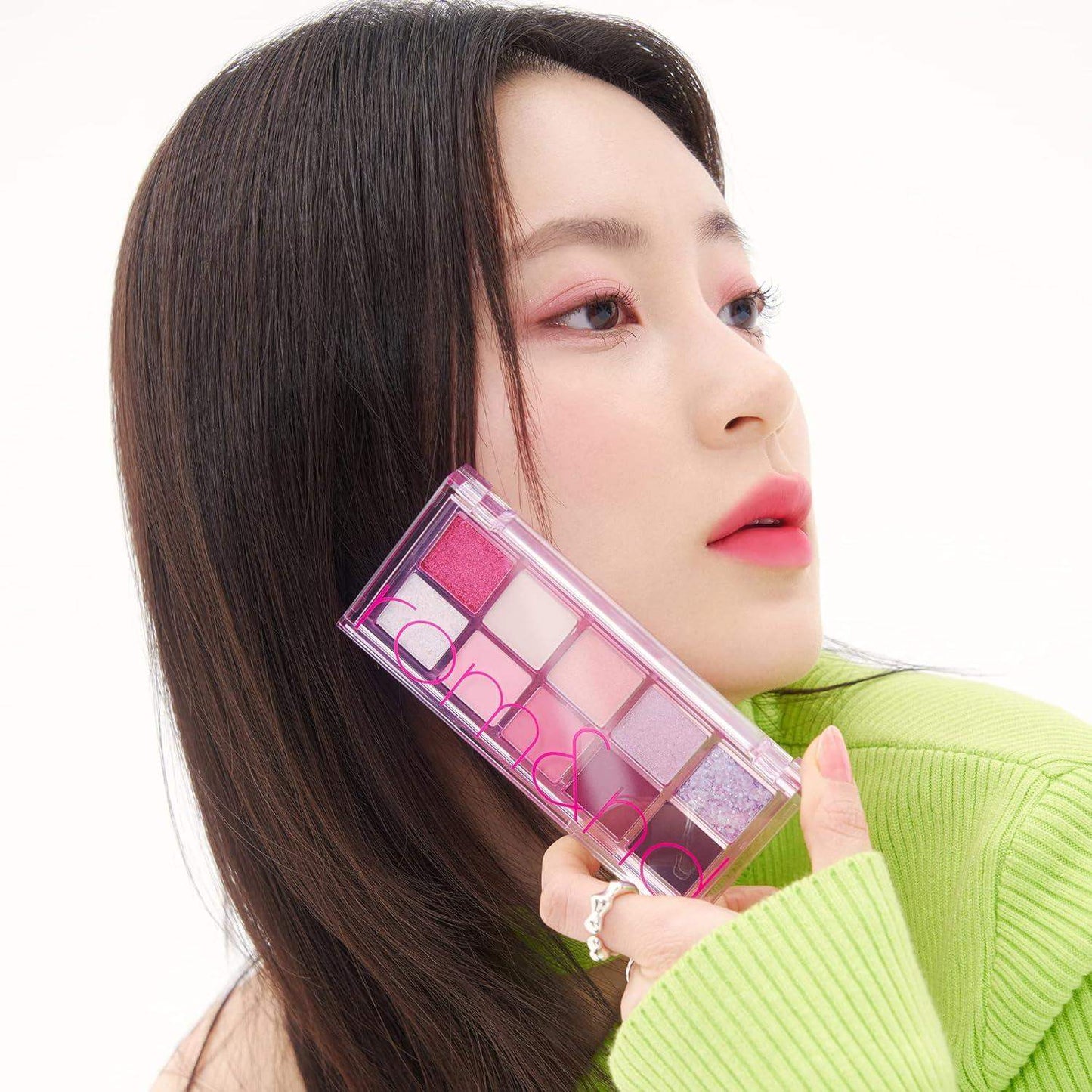 Romand Better Than Palette 6g #Energetic bright 07 Berry Fuchsia Garden Korean makeup product view 6