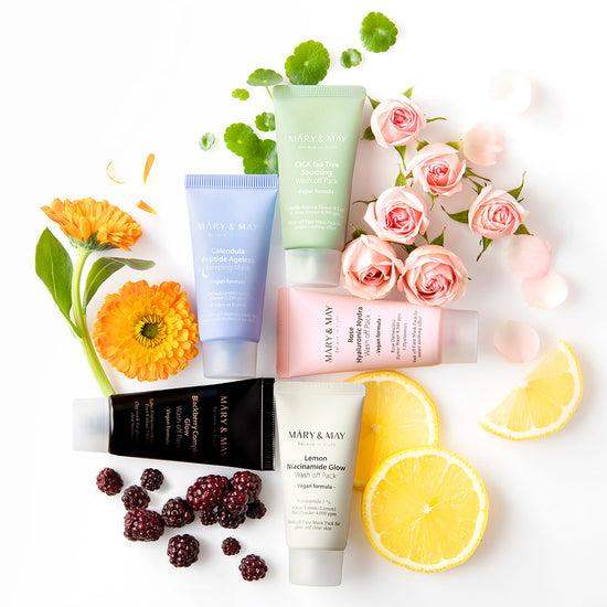 Mary&May Vegan Wash Off Mask Mini Gift Set (30g x5) Korean product view 4