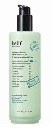 Belif Problem solution vegan moisturizer 100ml — Vegan Moisturizer — product view