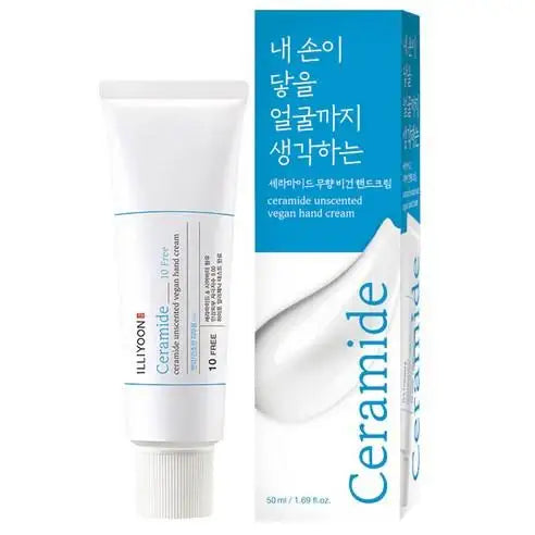 ILLIYOON Ceramide Unscented Vegan Handcream 50ml Korean beauty product image 1