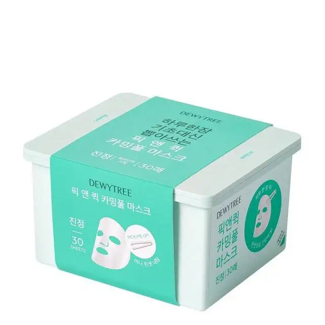 DEWYTREE Pick And Quick Calming Mask 30ea Korean skincare product image 1