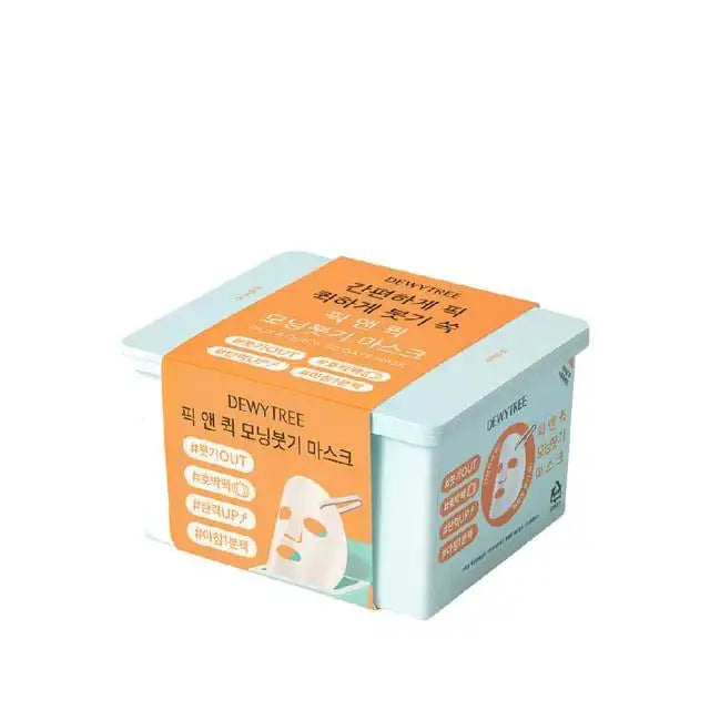DEWYTREE Pick And Quick De-puff Morning Mask 30ea Korean skincare product image 1