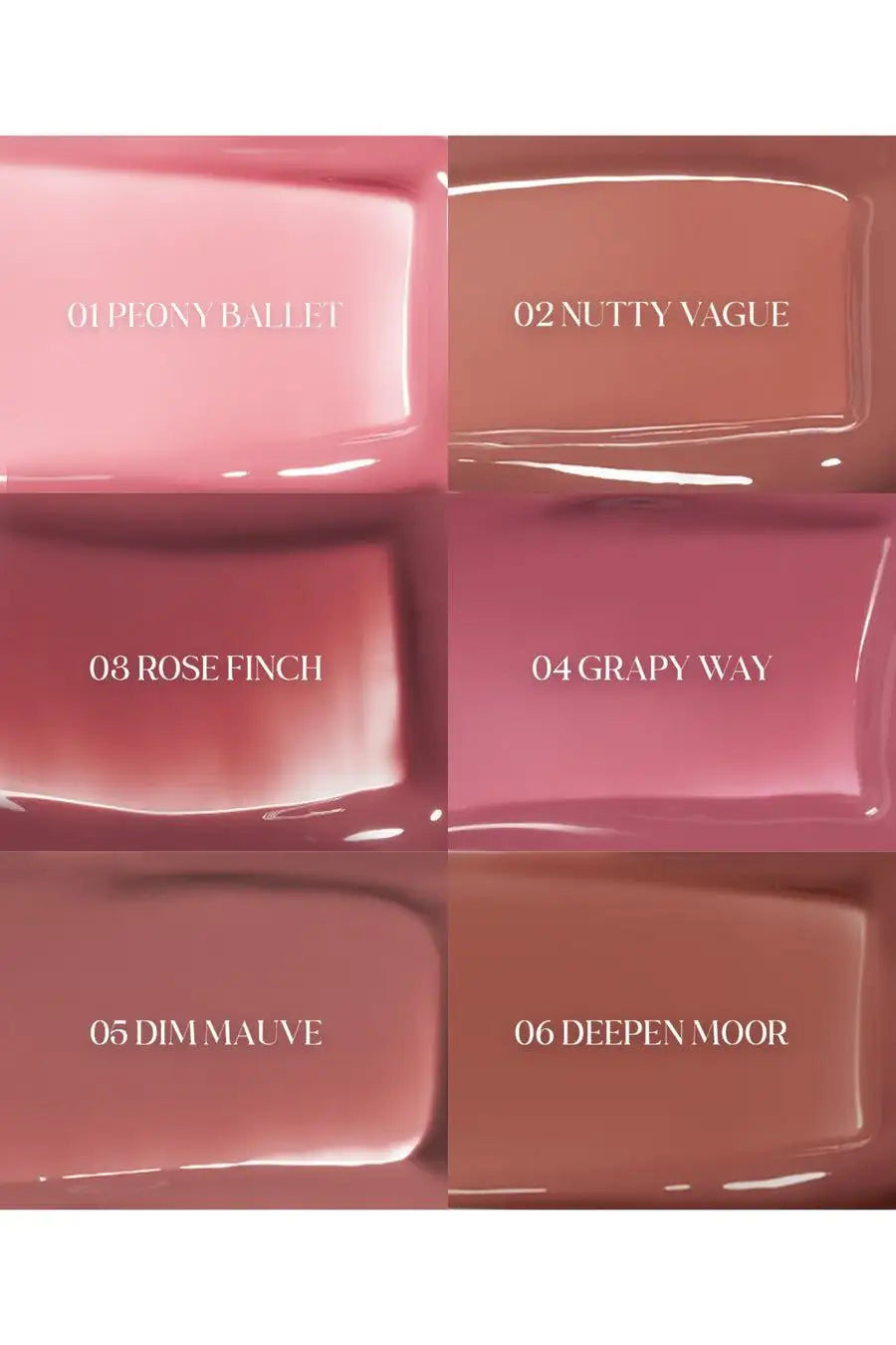 Romand Glasting Color Gloss 4g - 07 Spring Fever Korean makeup product view 11