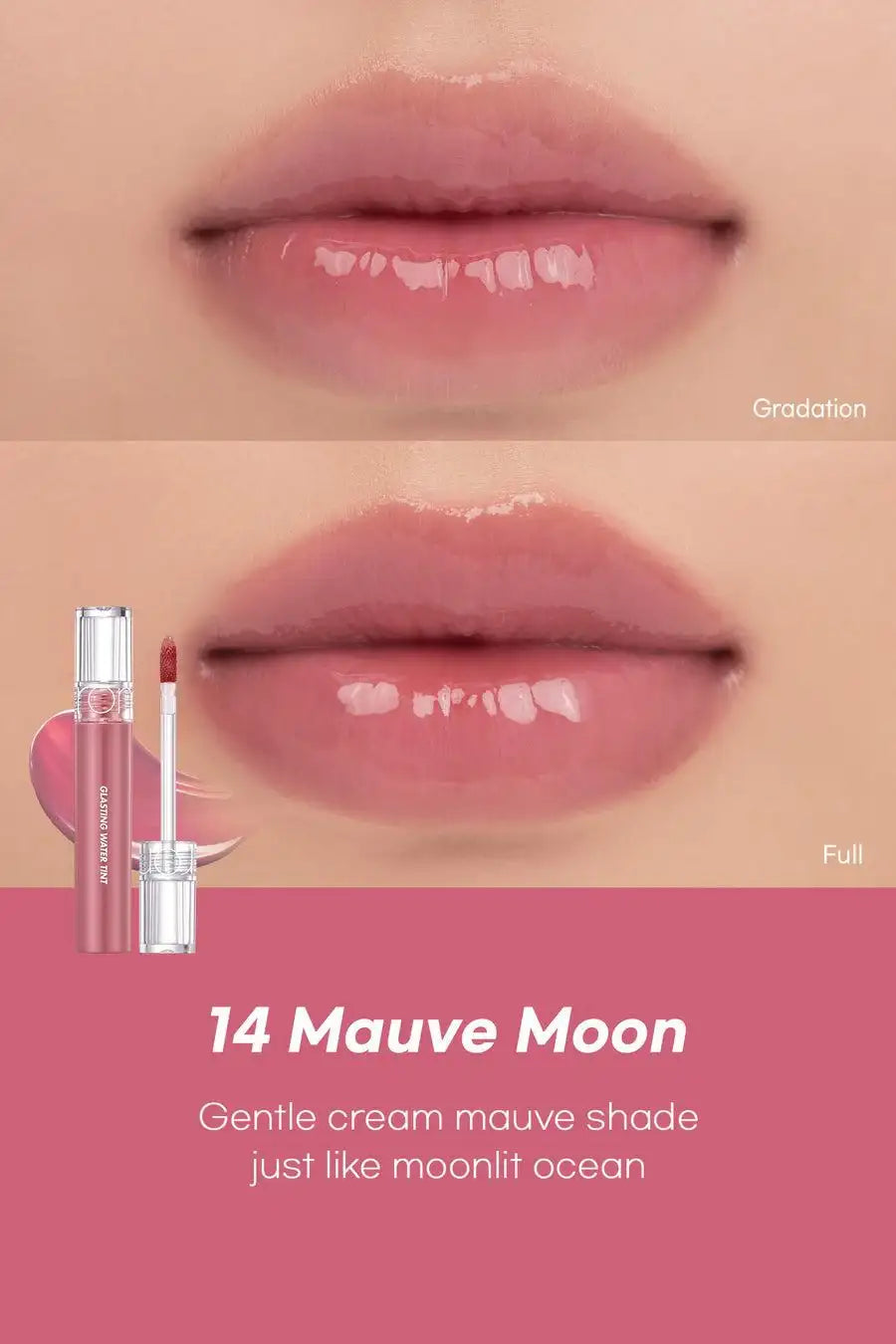 Romand Glasting Water Tint #Sunset 4g Korean makeup product view 5