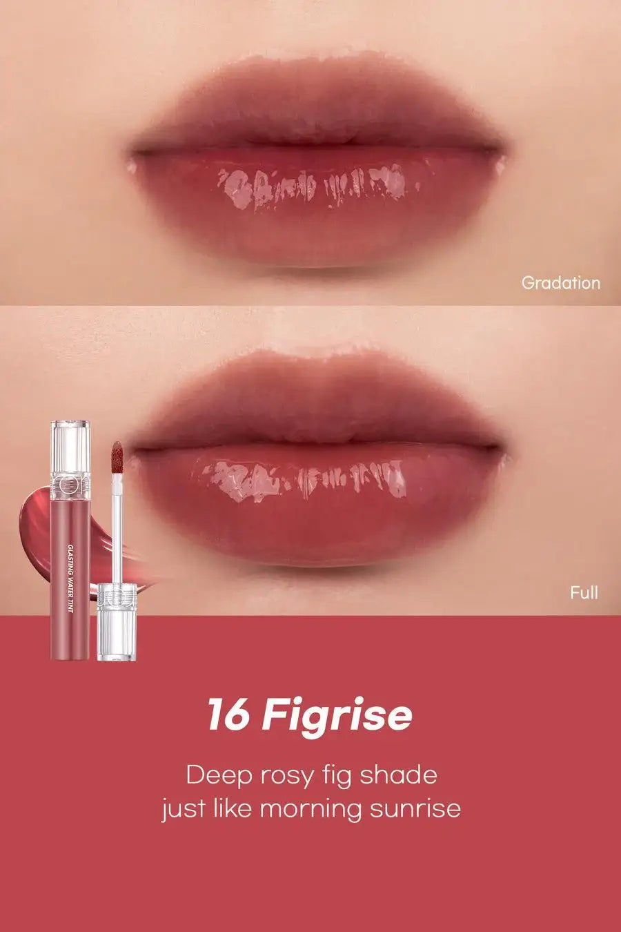 Romand Glasting Water Tint #Sunset 4g Korean makeup product view 7