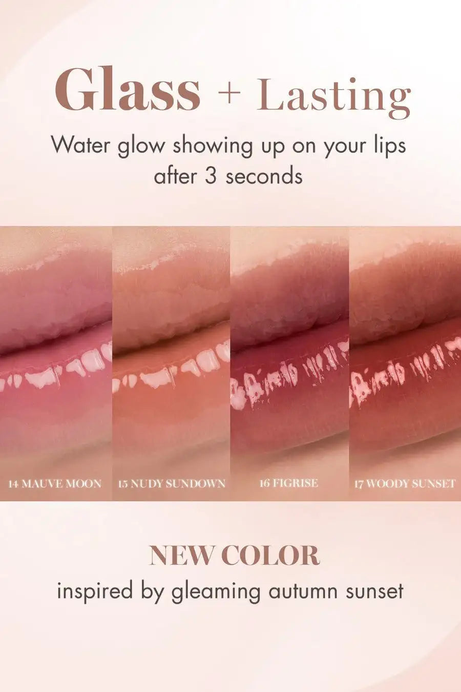 Romand Glasting Water Tint #Sunset 4g Korean makeup product view 10
