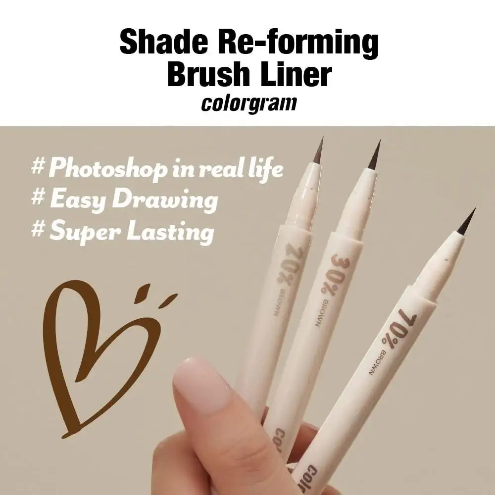 Colorgram Shade Re-Forming Brush Liner 0.5g Korean makeup product image 35