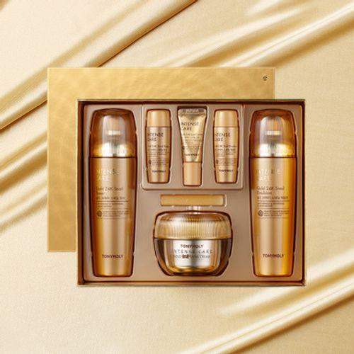 TONYMOLY Intense Care Gold 24K Snail Skincare Set of 3 Korean beauty product image 3