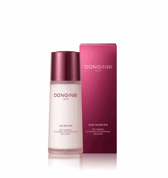 DONGINBI Red Ginseng Activating Concentrated Emulsion 70ml Korean red ginseng skincare product image 1