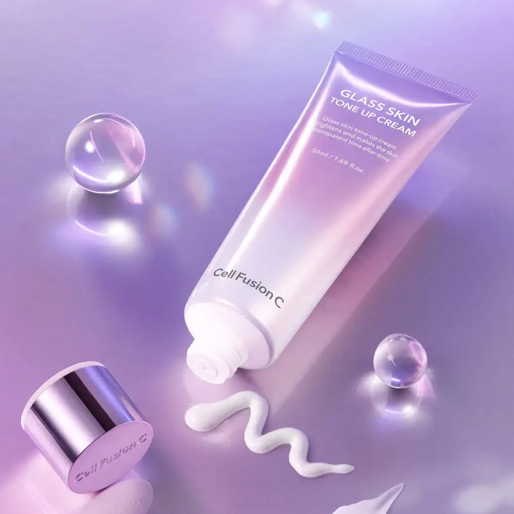 Cell Fusion C Glass Skin Tone Up Cream 50ml Korean skincare product image 6