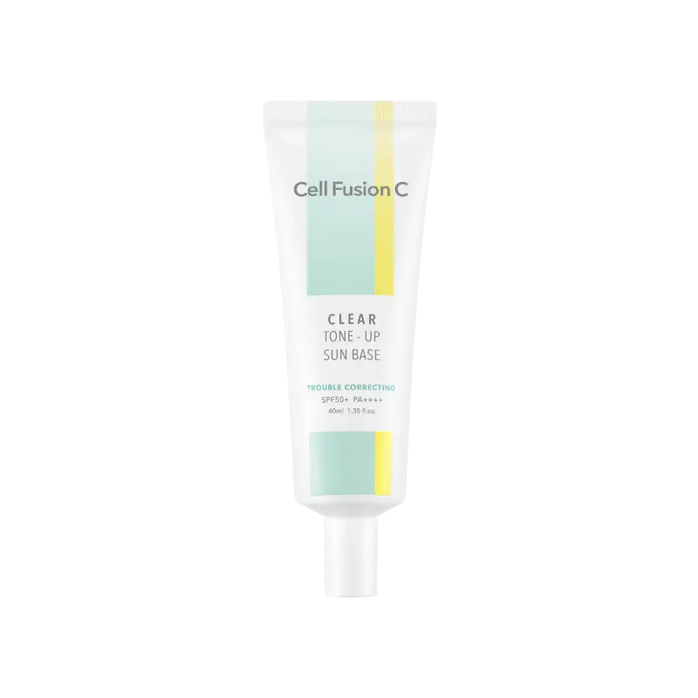 Cell Fusion C Clear Tone-Up Sun Base SPF 50+/ PA++++ 40ml Korean skincare product image 3