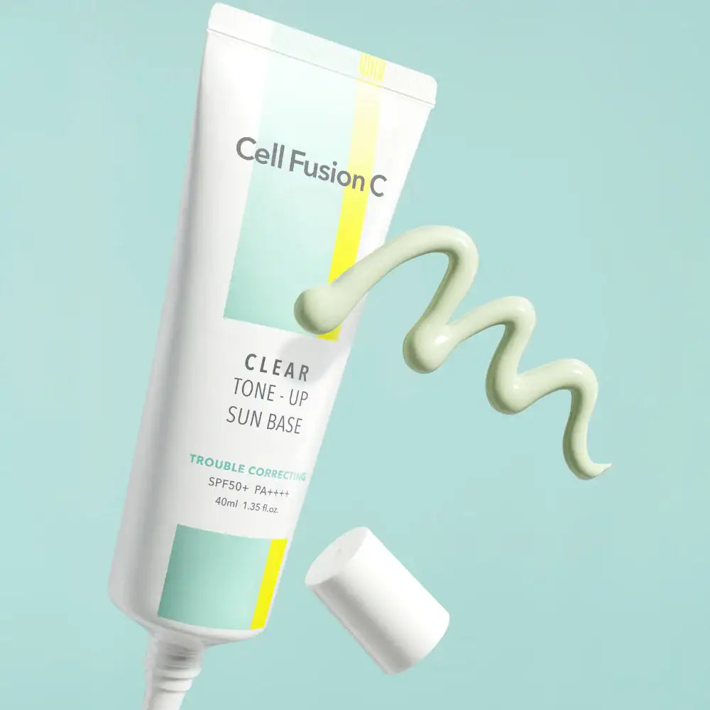 Cell Fusion C Clear Tone-Up Sun Base SPF 50+/ PA++++ 40ml Korean skincare product image 5