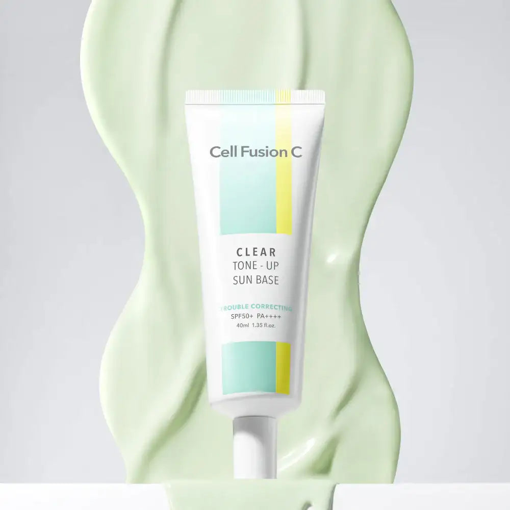 Cell Fusion C Clear Tone-Up Sun Base SPF 50+/ PA++++ 40ml Korean skincare product image 6
