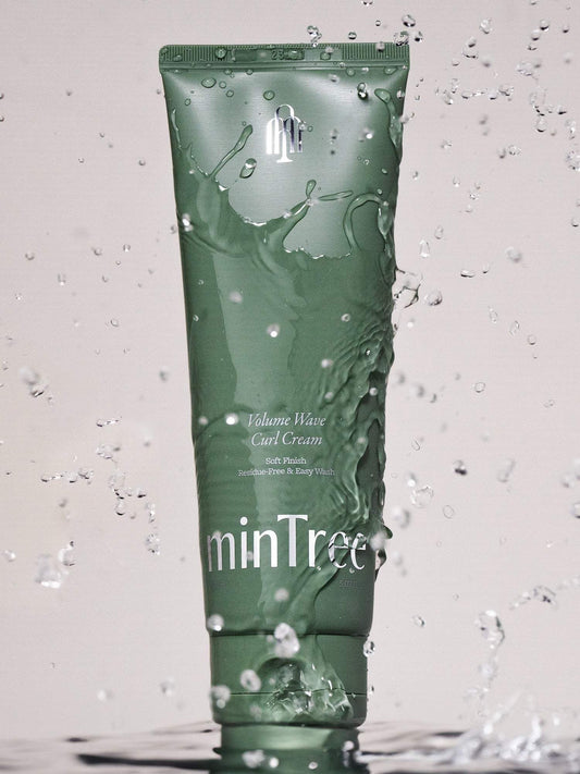 MinTree Volume wave curl cream 150ml Korean hair care product view 2