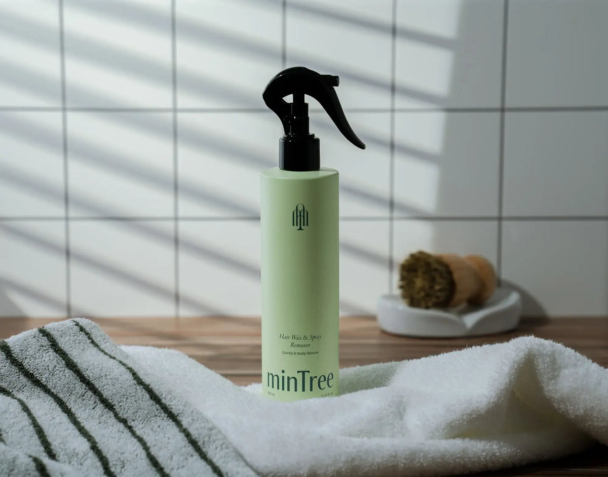 MinTree Hair wax & spray remover 300ml Korean hair care product view 3