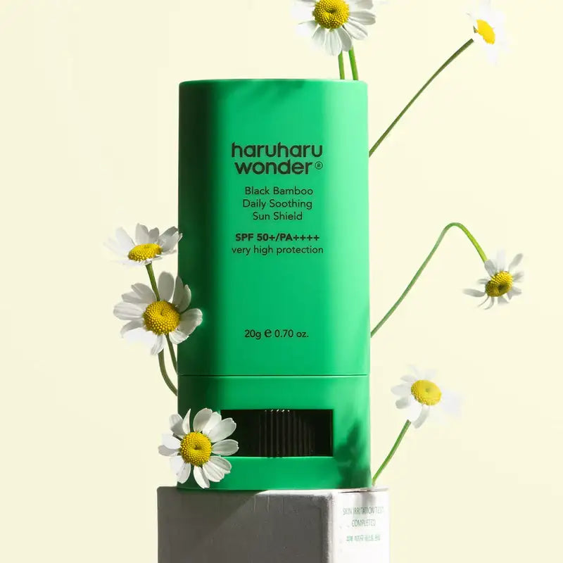 haruharu wonder Black Bamboo Daily Soothing Sun Shield SPF50+ PA++++ 20g Korean beauty product image 2