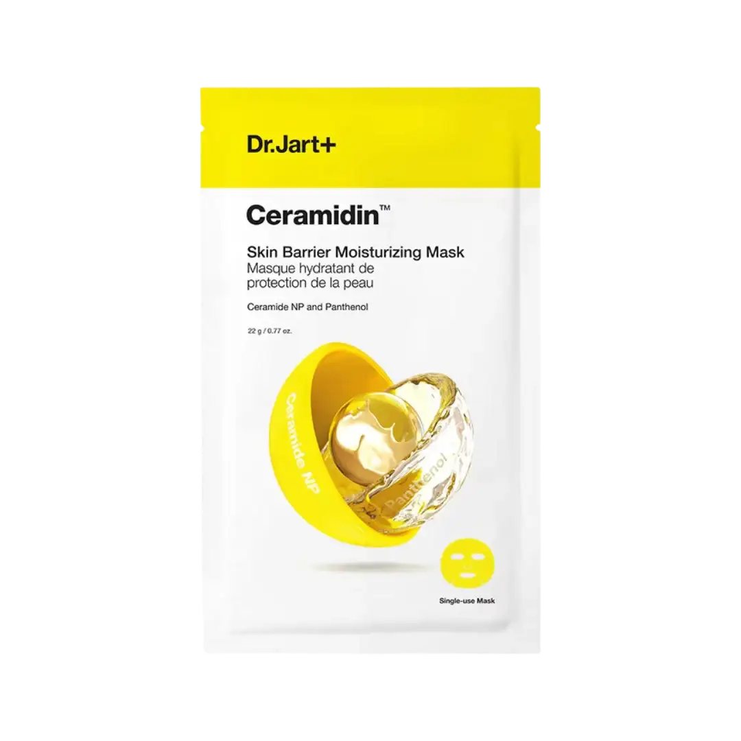 Dr.Jart+ CERAMIDIN SKIN BARRIER MOISTURIZING MASK 22g - 1pc Korean skincare product image 1