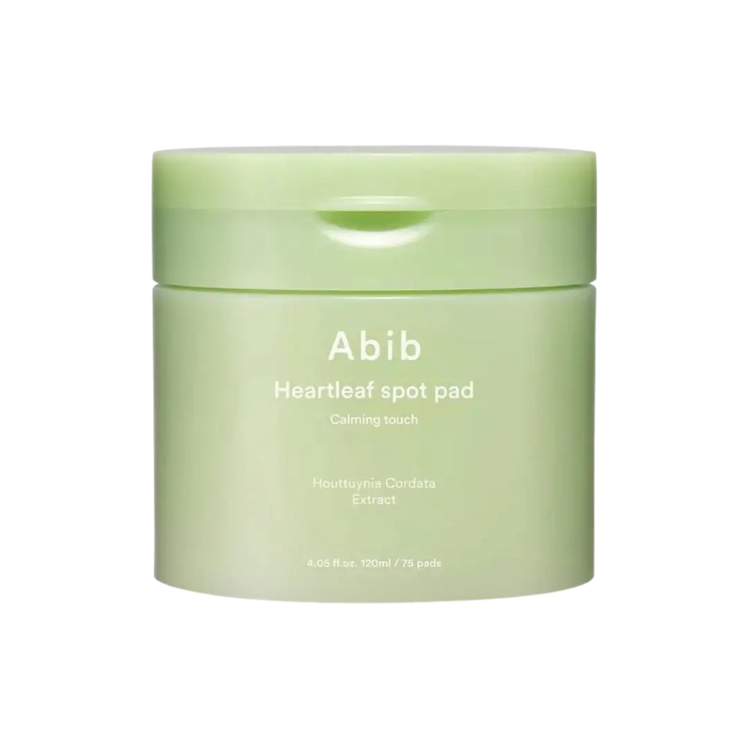 Abib Heartleaf spot pad Calming touch double-sided toner pads, 100% cotton, 80 pads 150ml — product view