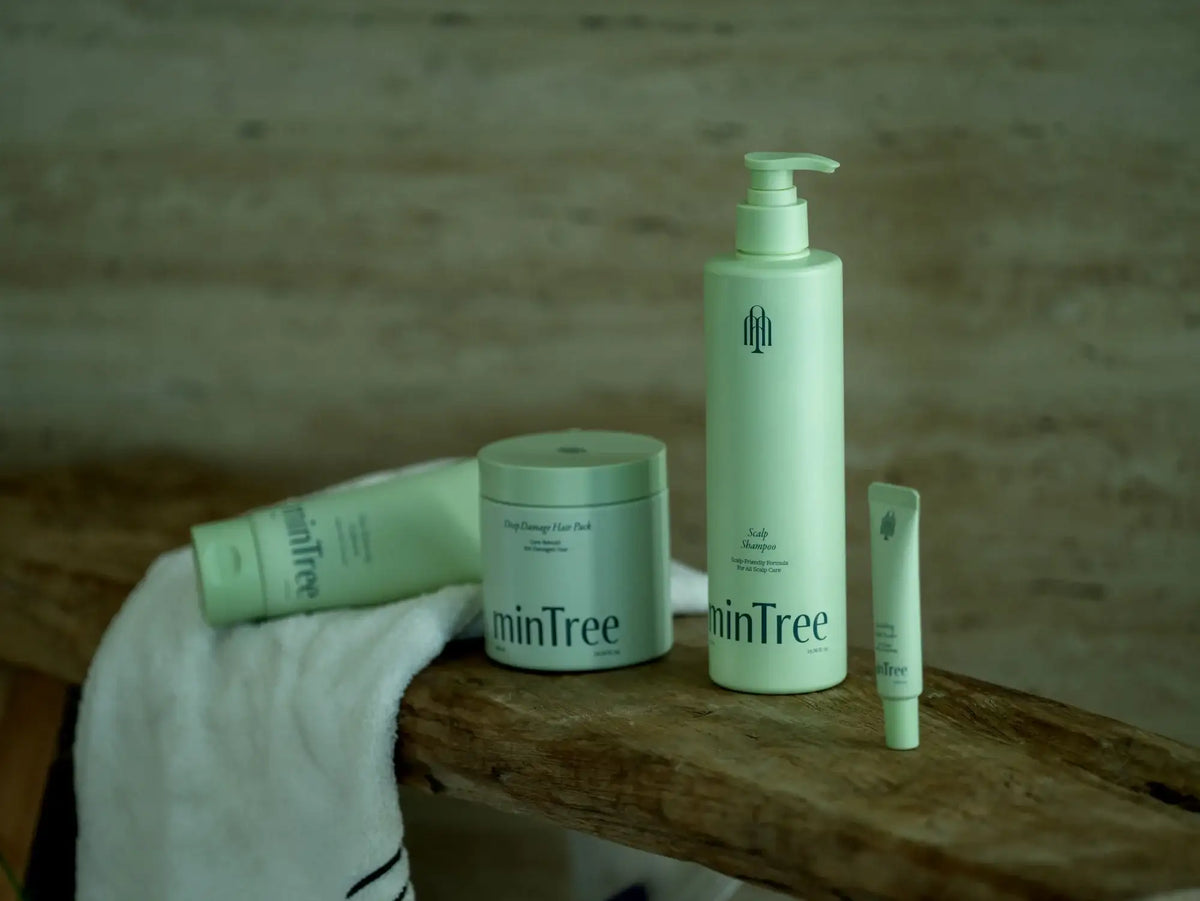 MinTree Scalp Shampoo 500ml Korean hair care product view 4